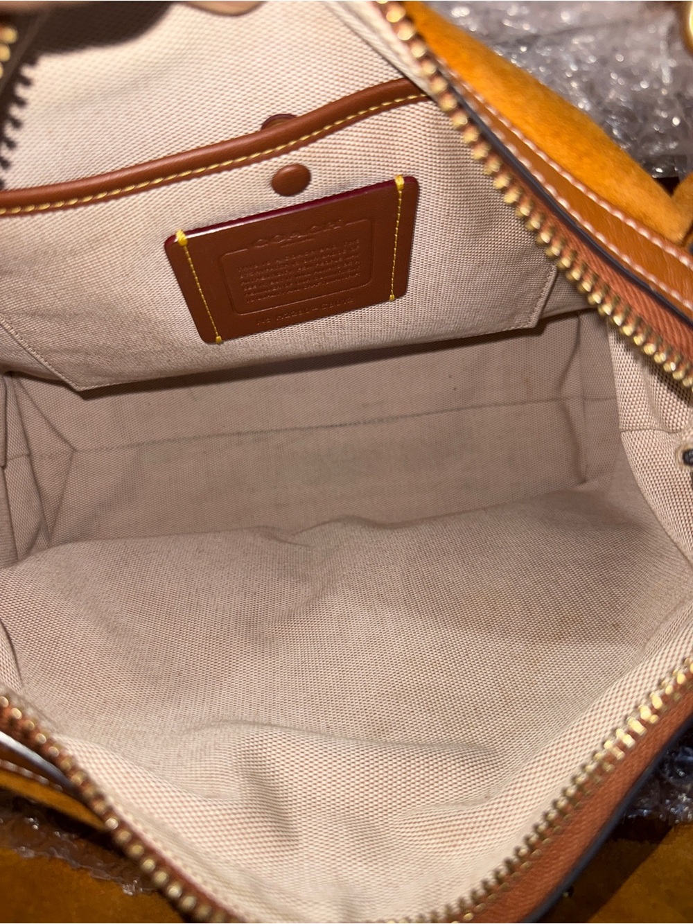COACH ROGUE 30 SADDLE/AMBER - Picture 7 of 10